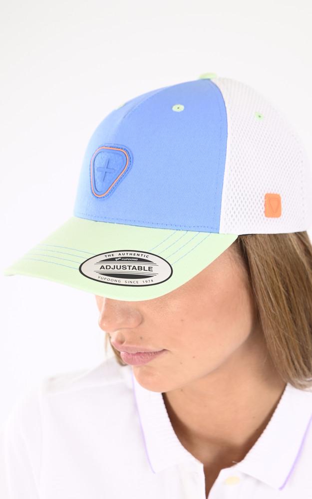 La Canadienne Casquette Billy 2 Tones Bleu / Vert