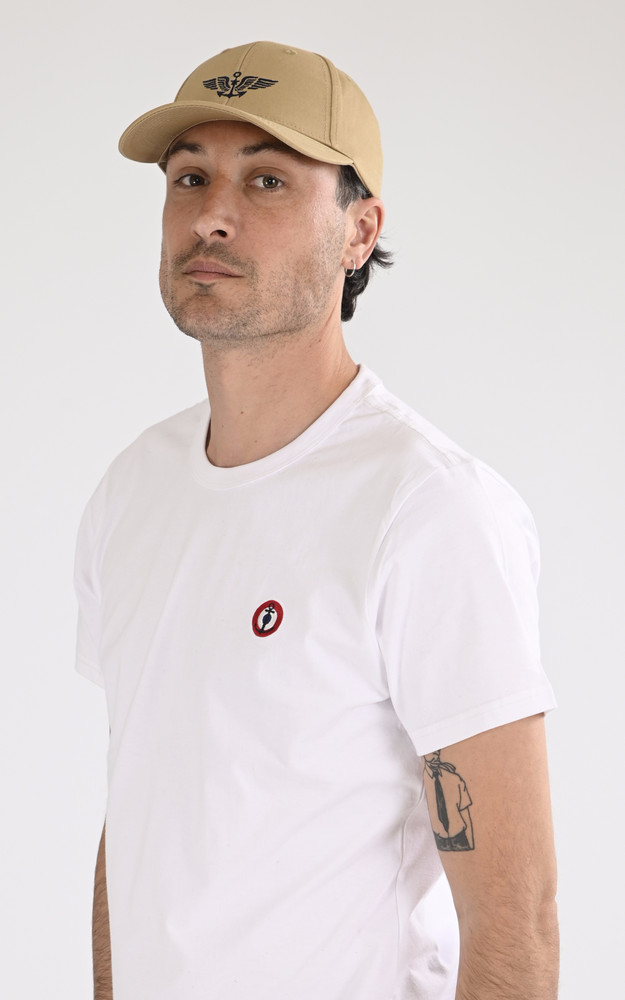 la canadienne Casquette en coton Pilatus beige