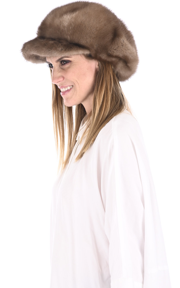 La Canadienne Casquette En Fourrure Vison