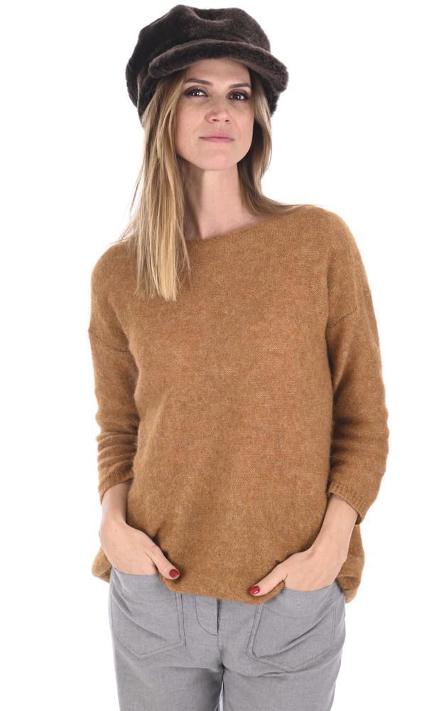 La Canadienne Casquette Peau Lainée Marron