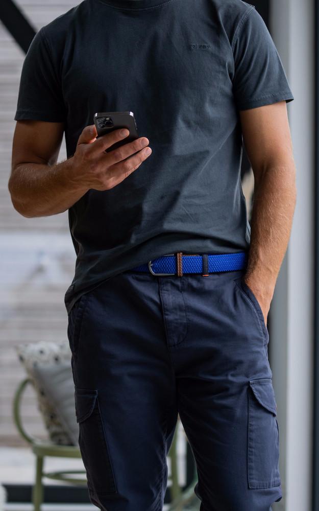 La Canadienne Ceinture Bleu électrique