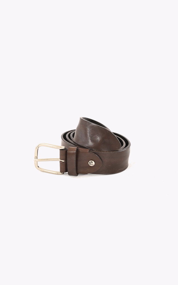 la canadienne Ceinture cuir marron