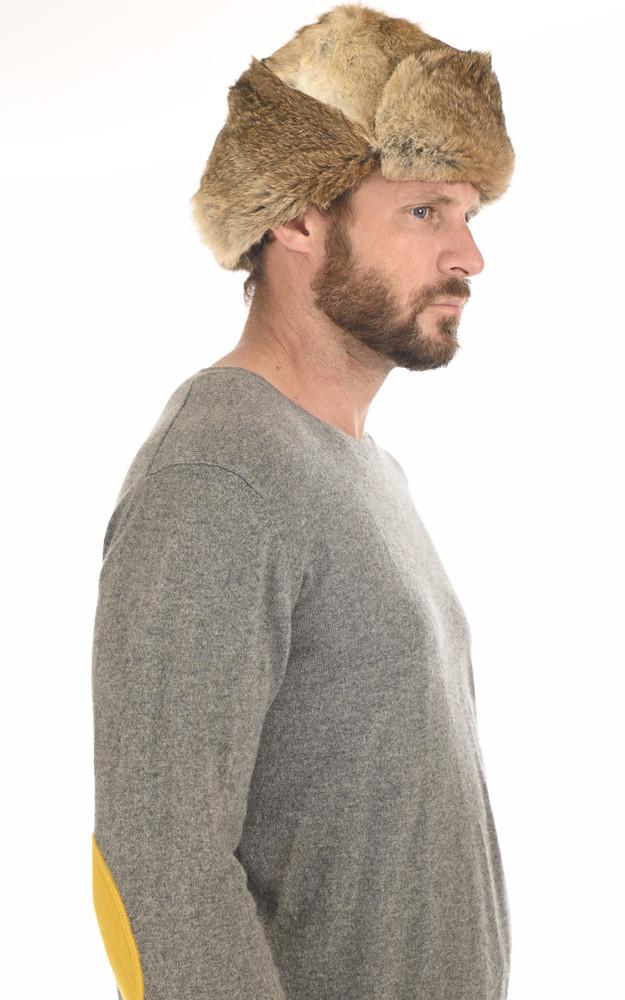 La Canadienne Chapka Fourrure De Lapin Claire