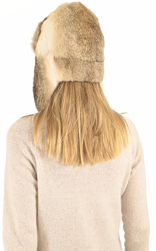 La Canadienne Chapka Fourrure De Lapin Claire