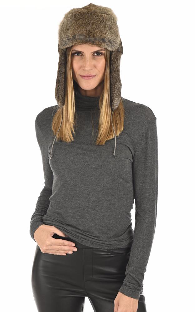 la canadienne Chapka fourrure de lapin