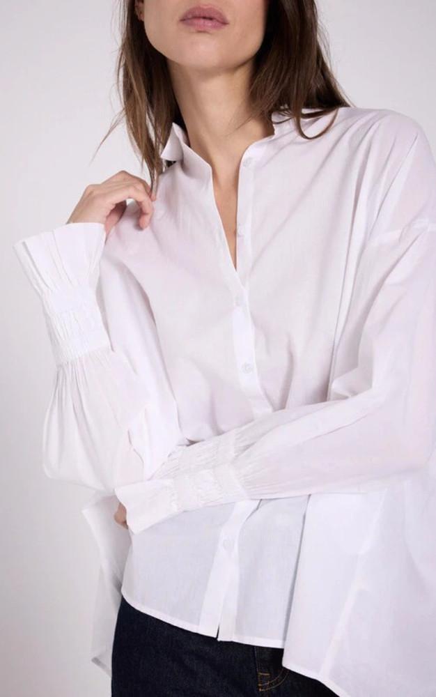 La Canadienne Chemise Ample Coton Blanc