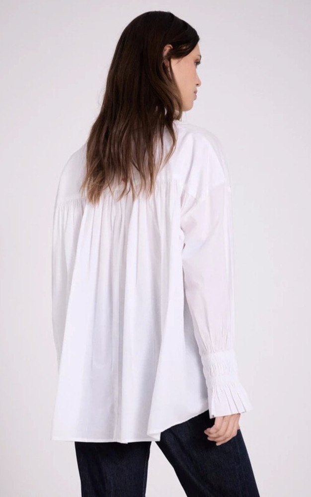 La Canadienne Chemise Ample Coton Blanc