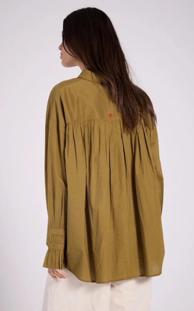 La Canadienne Chemise Ample Coton Vert