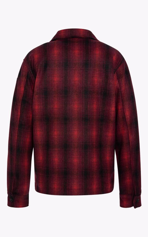 La Canadienne Chemise Carreaux Laine Timber1 Rouge