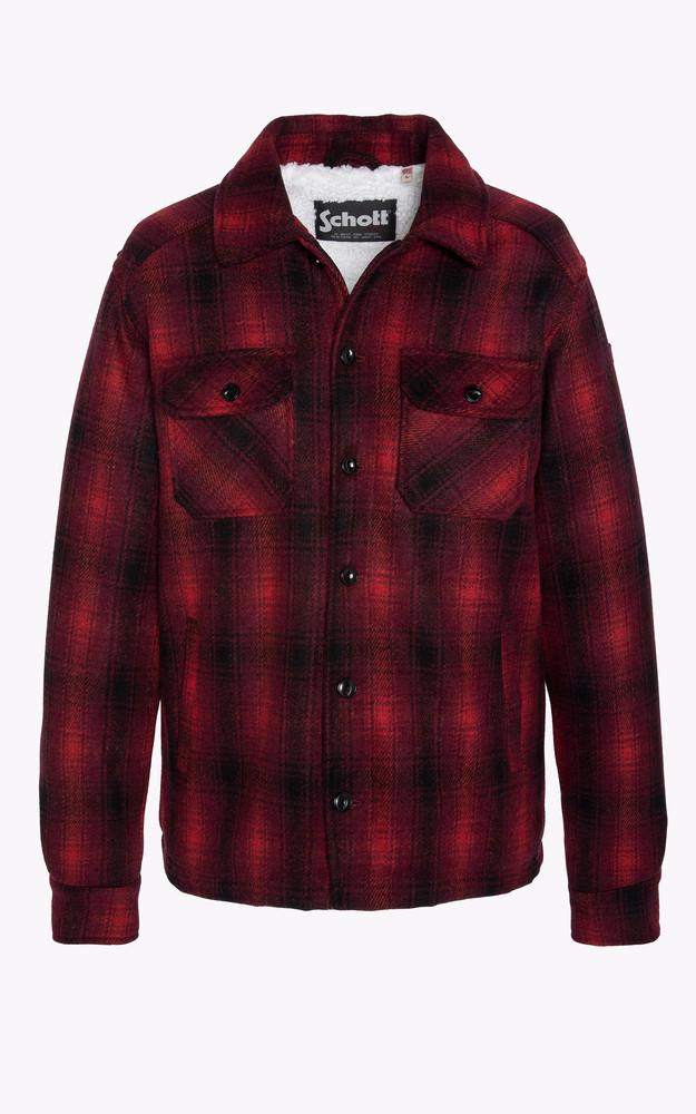 la canadienne Chemise carreaux laine Timber1 rouge