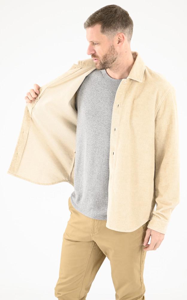 La Canadienne Chemise Côtelée Beige