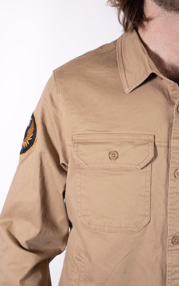 La Canadienne Chemise Coton Comcast Beige