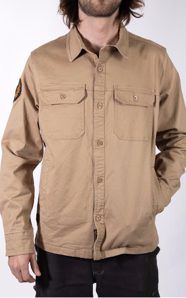 la canadienne Chemise coton Comcast beige