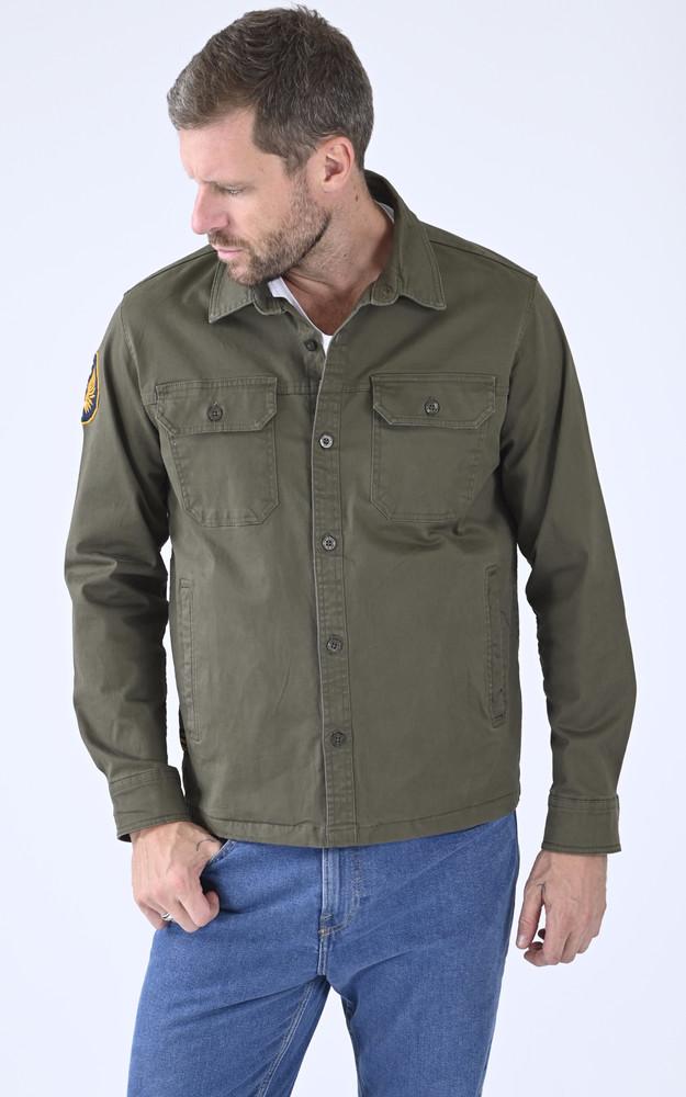 La Canadienne Chemise Coton Comcast Kaki