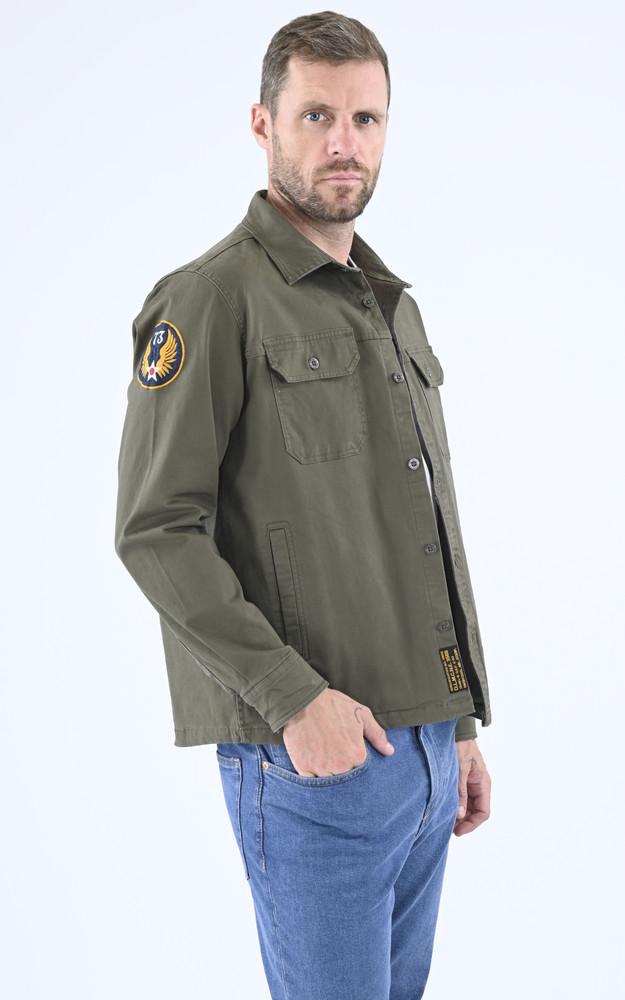 La Canadienne Chemise Coton Comcast Kaki