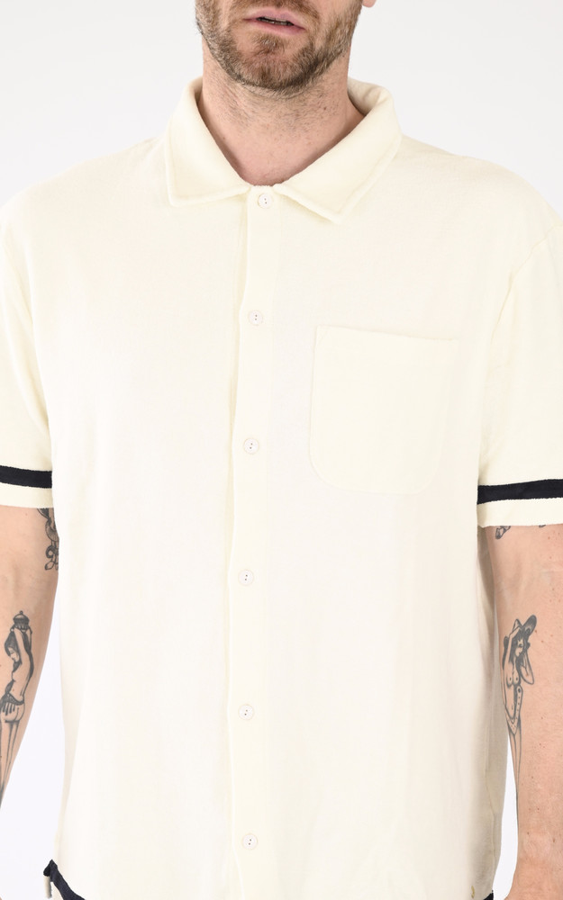 La Canadienne Chemise Coton éponge écru