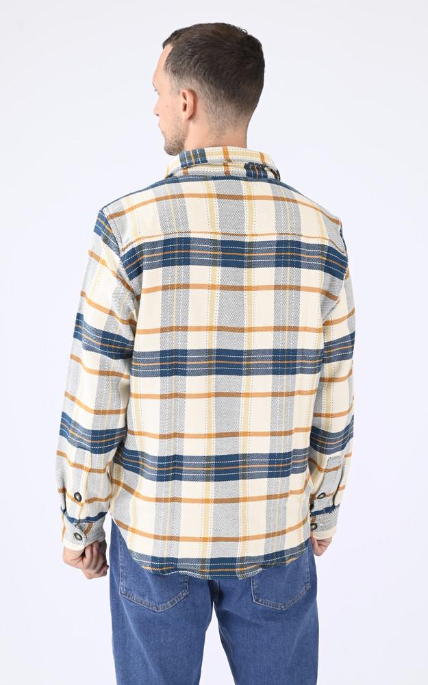 La Canadienne Chemise Coton Rayures Bleu