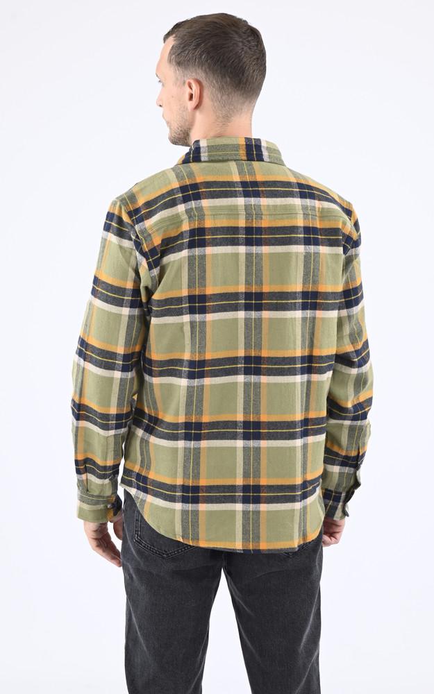 La Canadienne Chemise Coton Rayures Vert