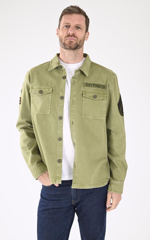 la canadienne Chemise denim Melhart kaki