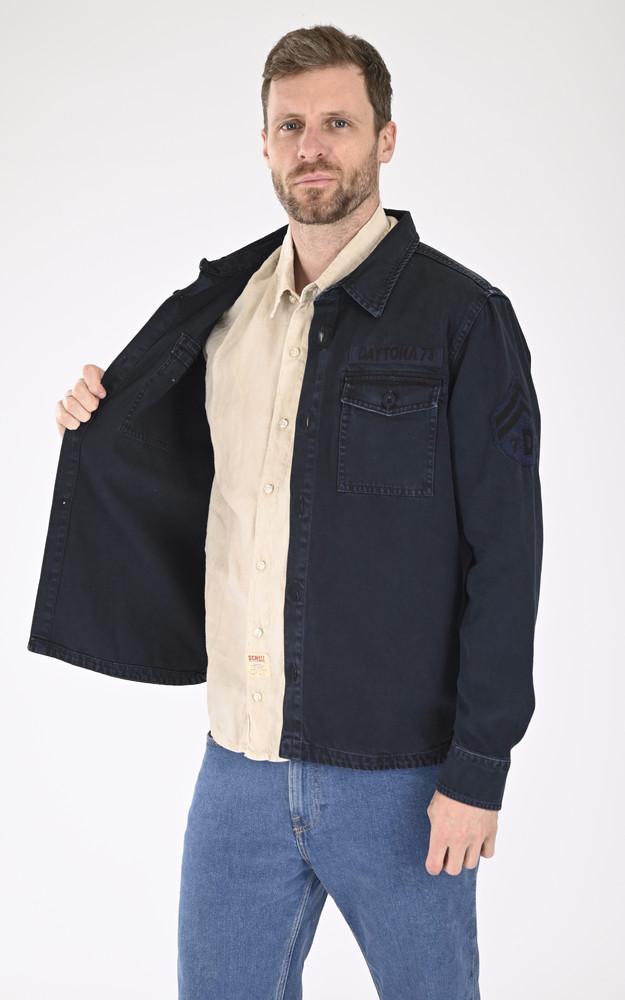 La Canadienne Chemise Denim Melhart Marine