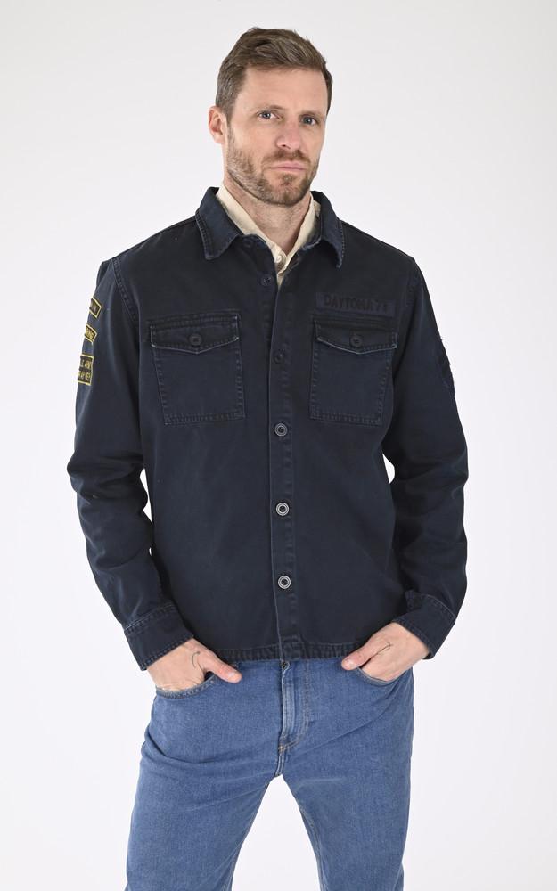 la canadienne Chemise denim Melhart marine