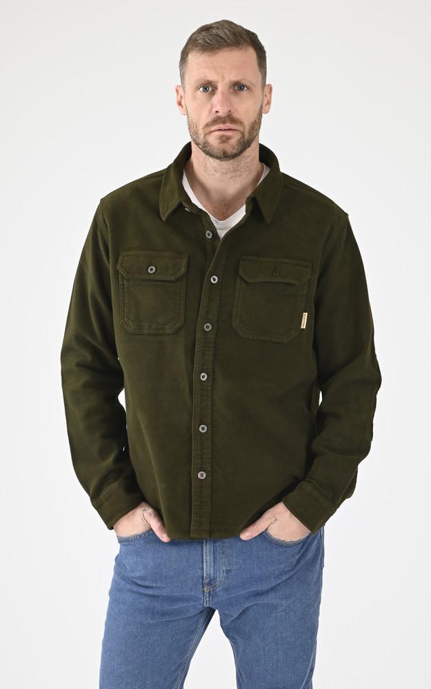 La Canadienne Chemise En Coton Mason Vert