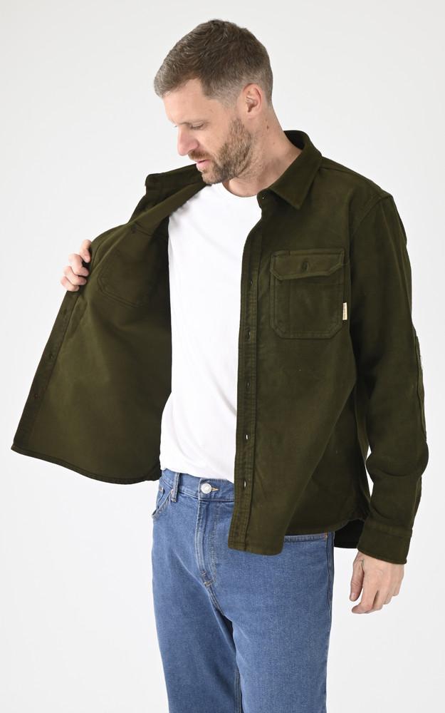 La Canadienne Chemise En Coton Mason Vert