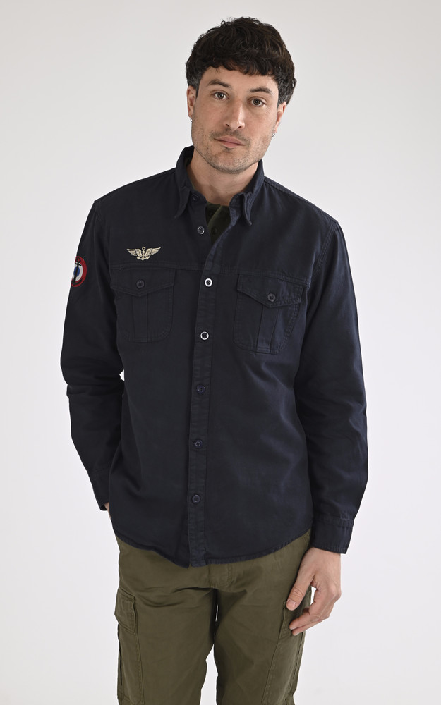 La Canadienne Chemise KING AIR MN Marine