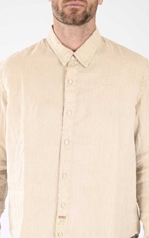 La Canadienne Chemise Lin SANTIAGOML Beige