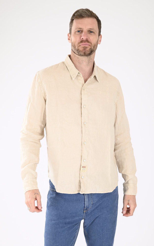 la canadienne Chemise lin SANTIAGOML beige