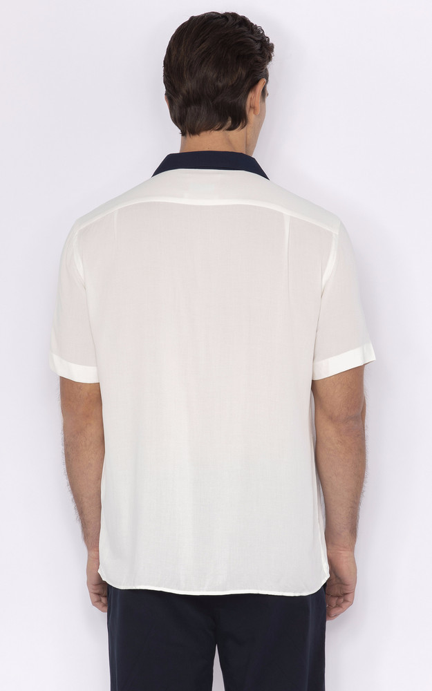 La Canadienne Chemise Manches Courtes écru