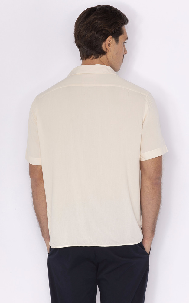 La Canadienne Chemise Manches Courtes écru