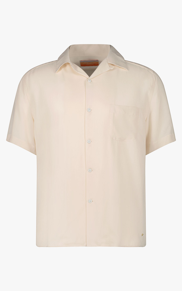 La Canadienne Chemise Manches Courtes écru