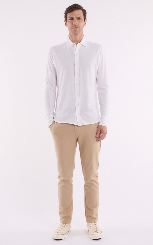 La Canadienne Chemise Manches Longues Blanc