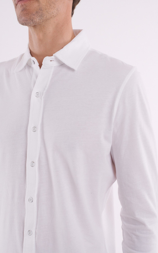 La Canadienne Chemise Manches Longues Blanc