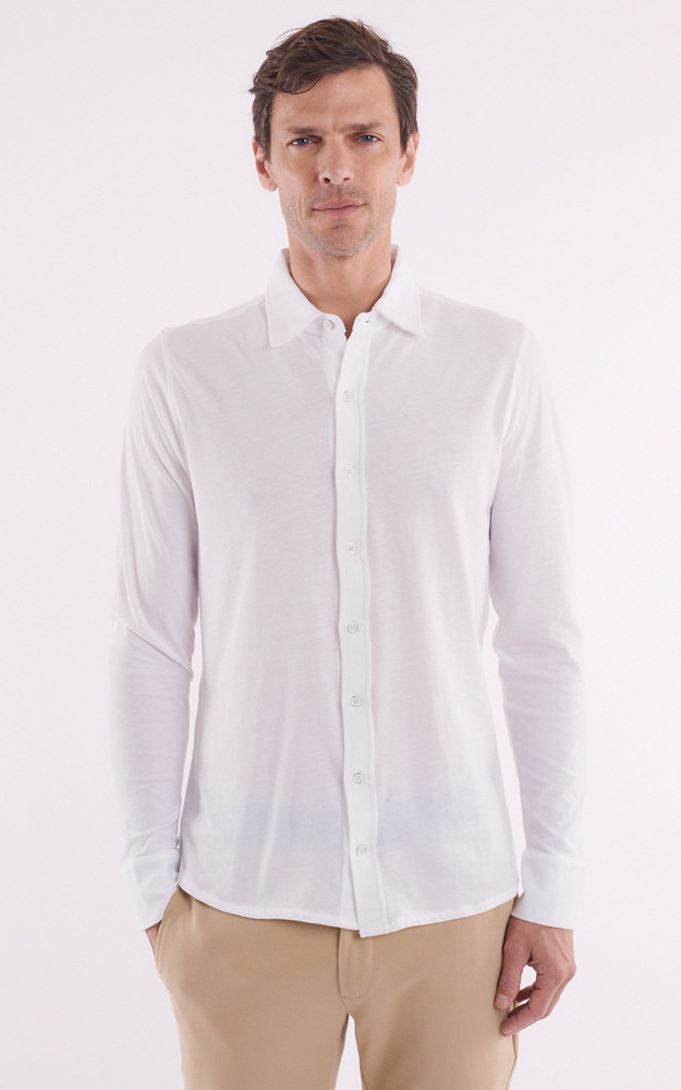 la canadienne Chemise manches longues blanc