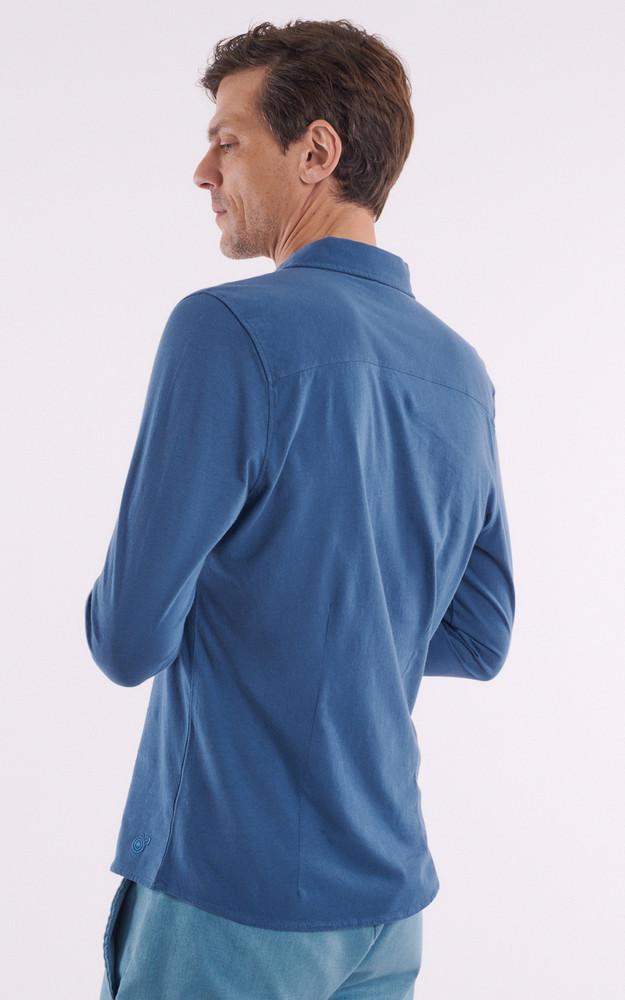 La Canadienne Chemise Manches Longues Bleu