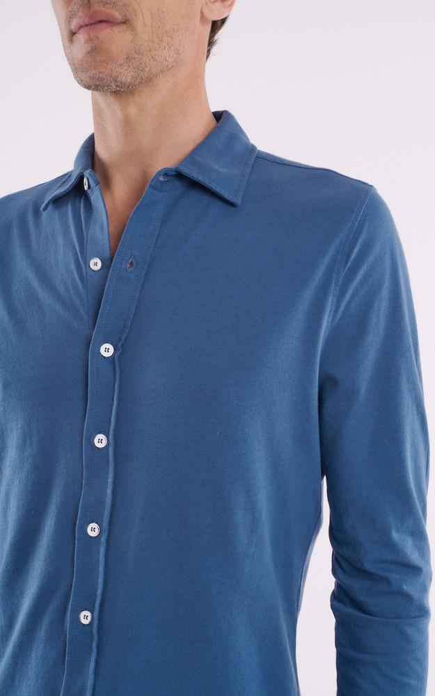 La Canadienne Chemise Manches Longues Bleu