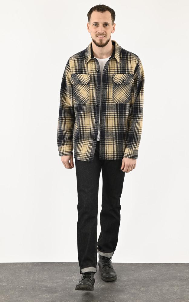 La Canadienne Chemise SHCARL4 Dark Navy Checks