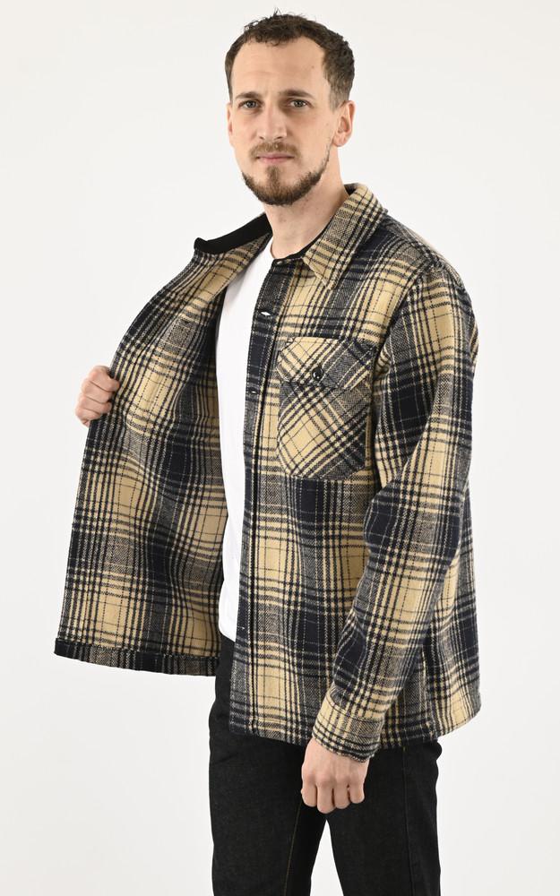 La Canadienne Chemise SHCARL4 Dark Navy Checks