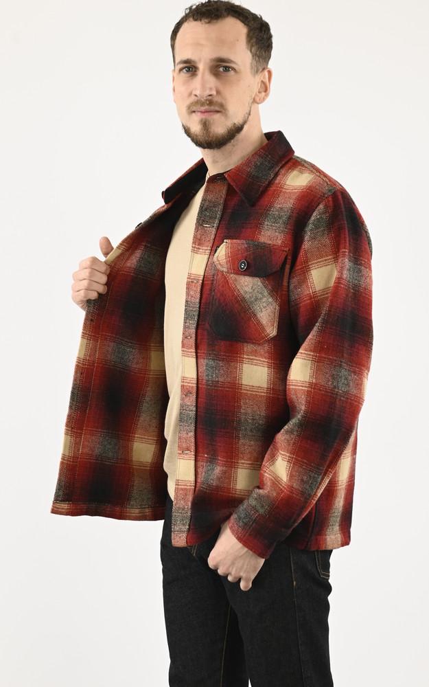 La Canadienne Chemise SHCARL4 Dark Red Checks