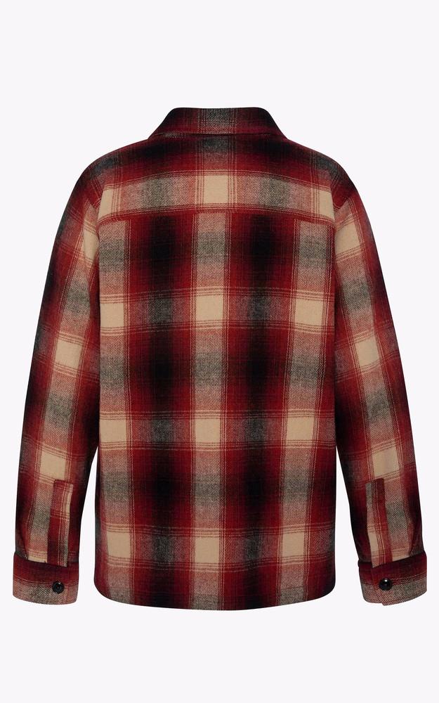 La Canadienne Chemise SHCARL4 Dark Red Checks