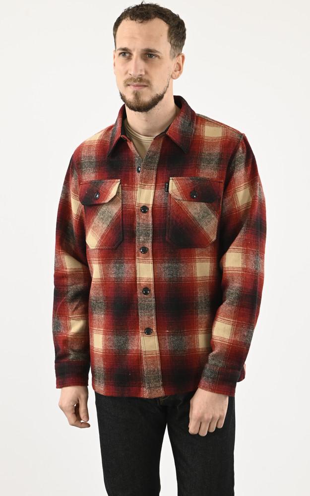la canadienne Chemise SHCARL4 Dark red checks
