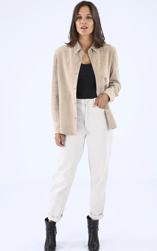 La Canadienne Chemise Velours Lcwcalistas Beige
