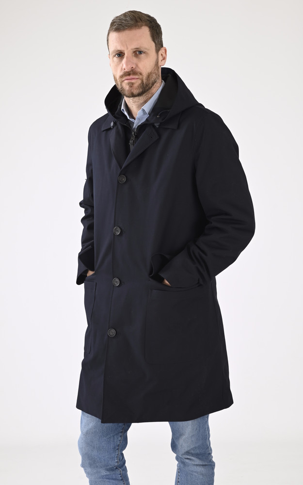 la canadienne Coupe-vent chic Mathias marine