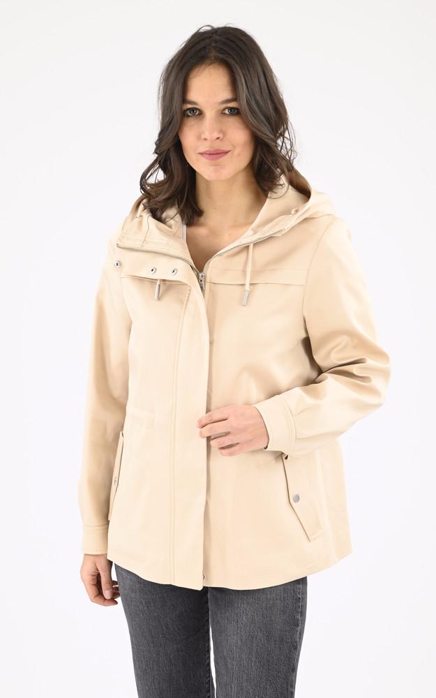 la canadienne Coupe-vent court AVALYNN beige