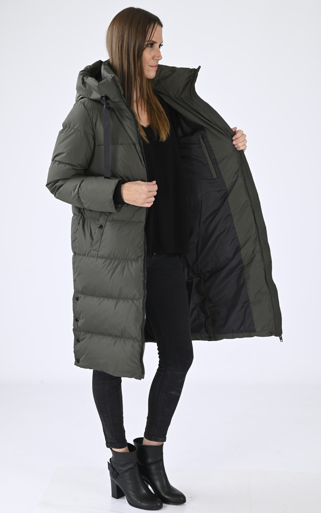 La Canadienne Doudoune à Capuche Camila Kaki