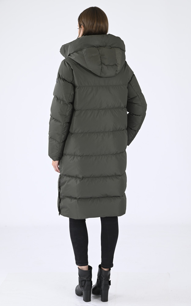 La Canadienne Doudoune à Capuche Camila Kaki