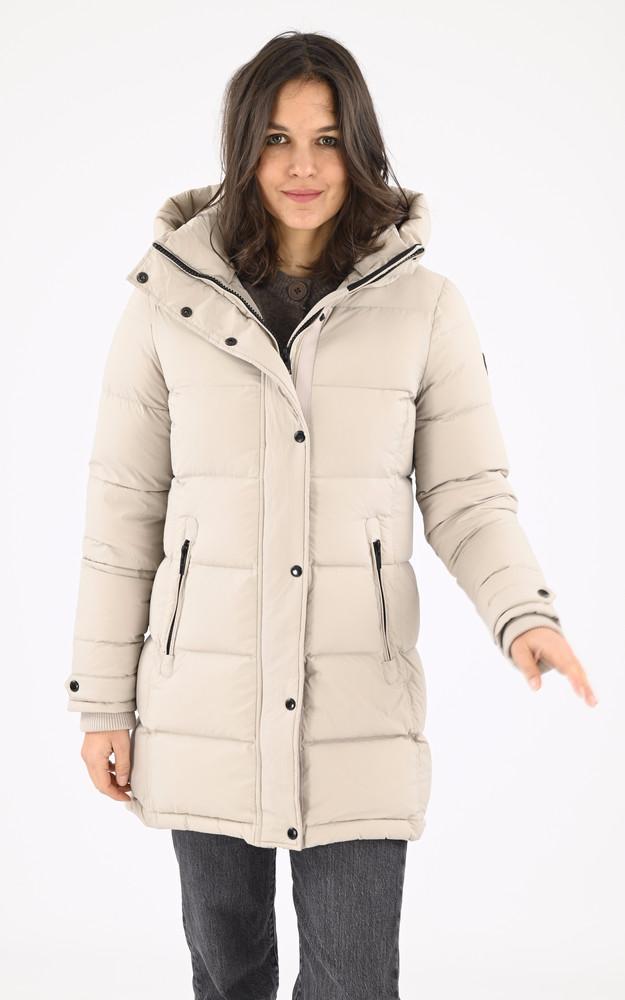 La Canadienne Doudoune à Capuche Falcon Beige