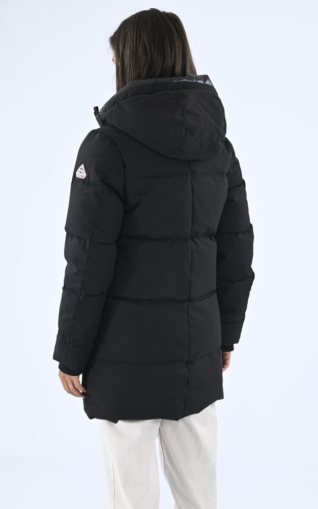 La Canadienne Doudoune à Capuche Phenix Noire